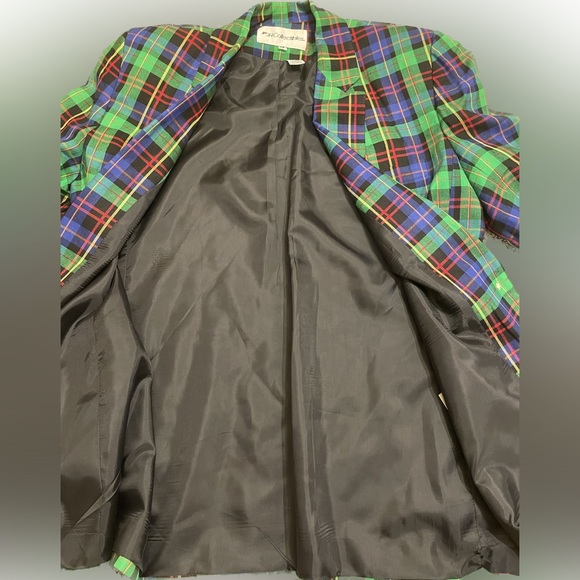 Vintage JH Collectibles Plaid Blazer Jacket - Picture 4 of 8